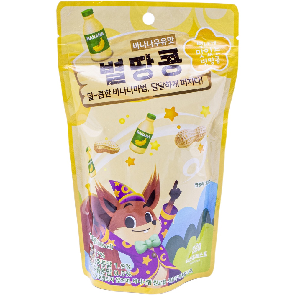 너츠포레스트 바나나우유맛 별땅콩 120g