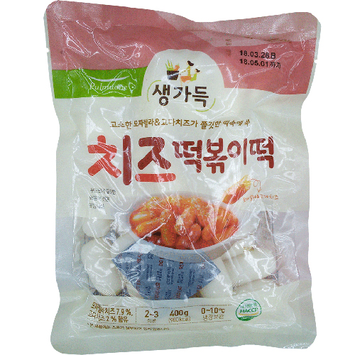 풀무원 생가득 치즈떡볶이떡 400g