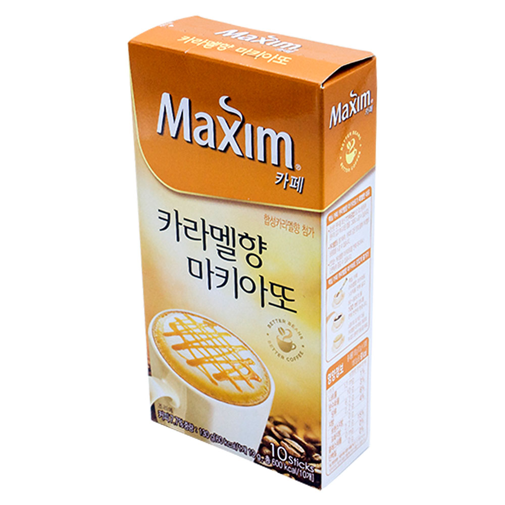 맥심 카페 카라멜향 마키아또 13g