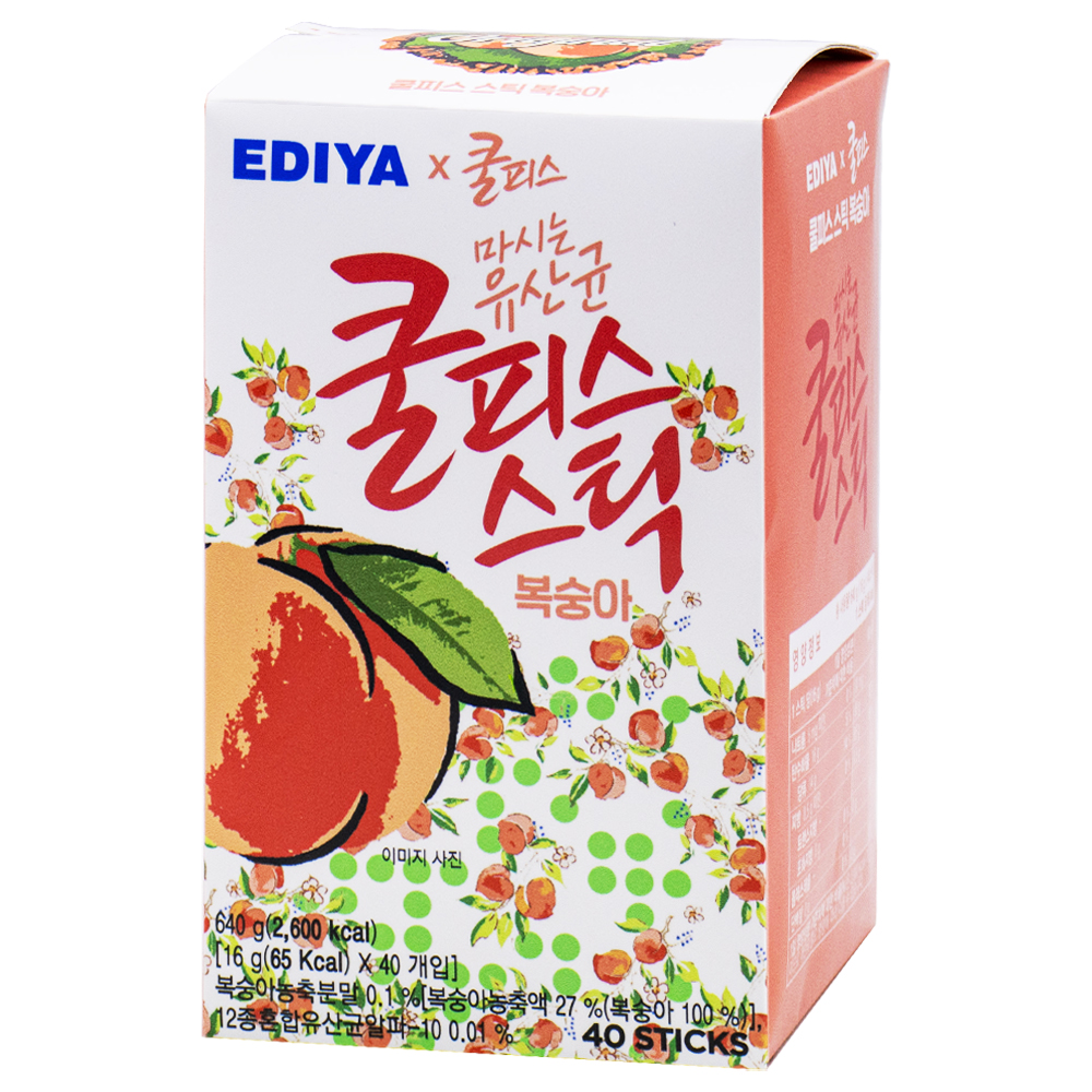 이디야 쿨피스 스틱 복숭아16g