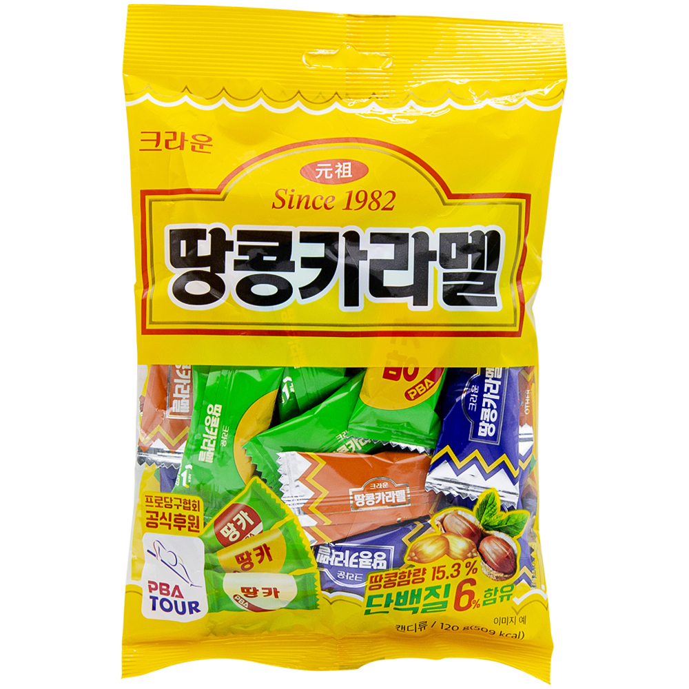 크라운 땅콩카라멜 5g