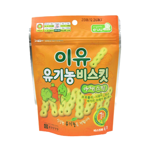 종근당건강 이유 유기농 비스킷 야채스틱 60g