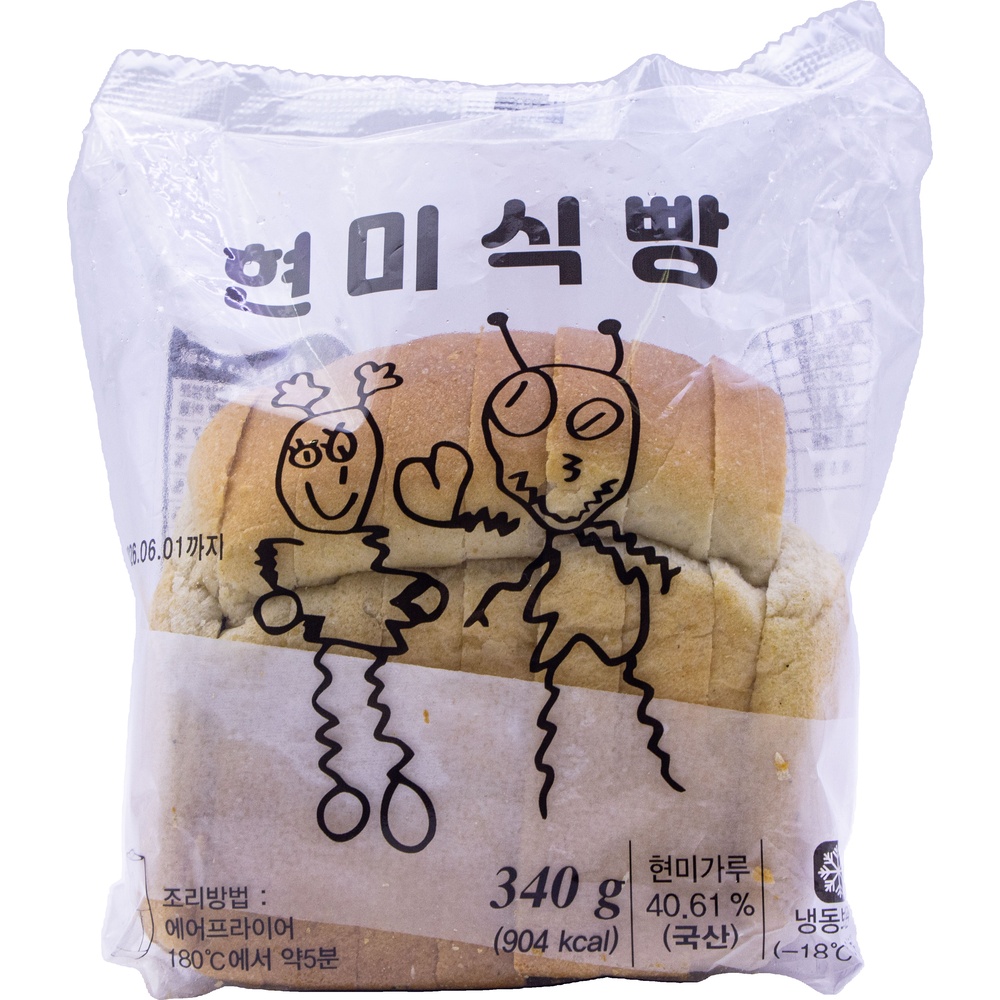 외계인방앗간 현미식빵 340g
