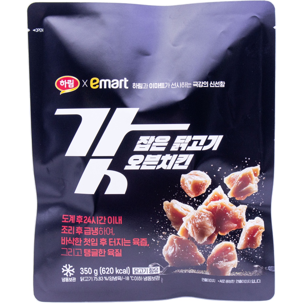 하림 이마트 갓 잡은 닭고기 오븐치킨 350g