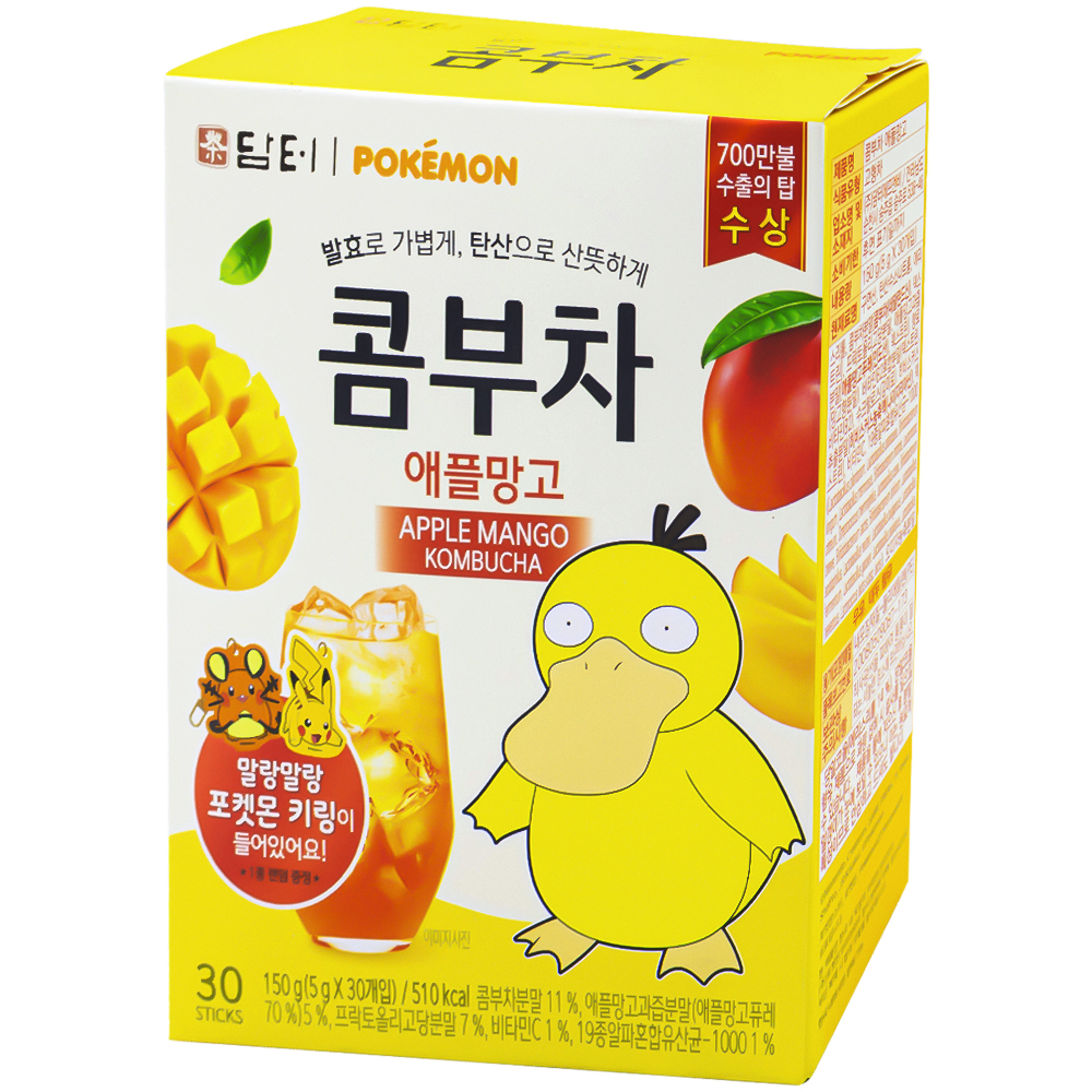담터 포켓몬 콤부차 애플망고 5g