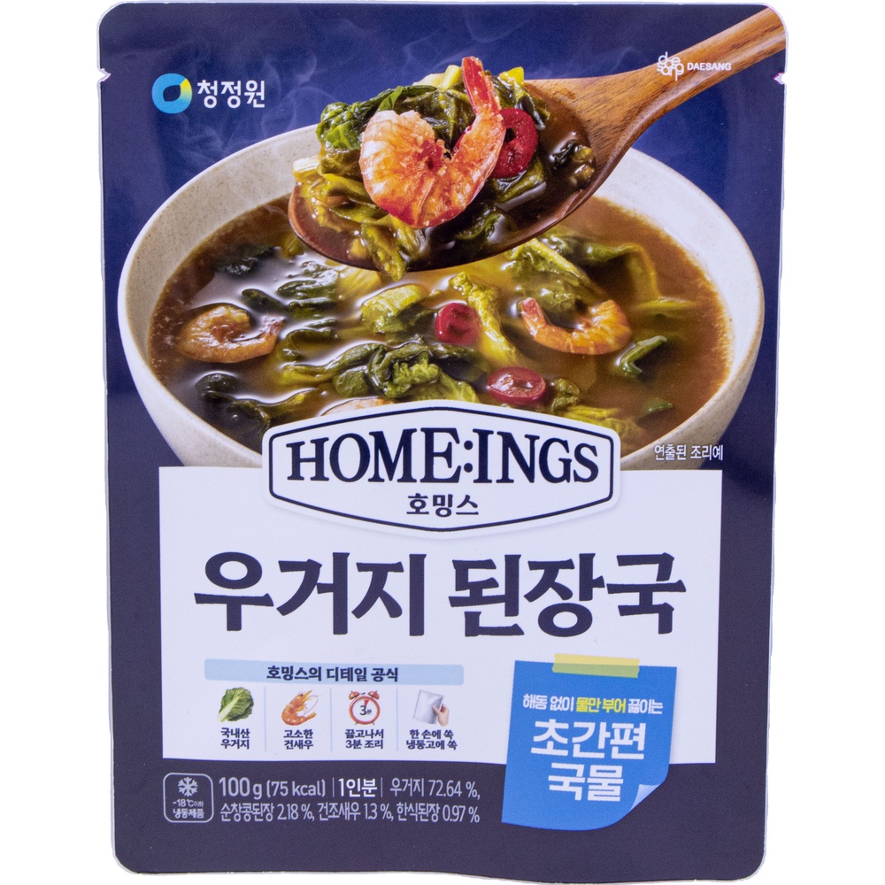 대상 청정원 호밍스 우거지 된장국 100g