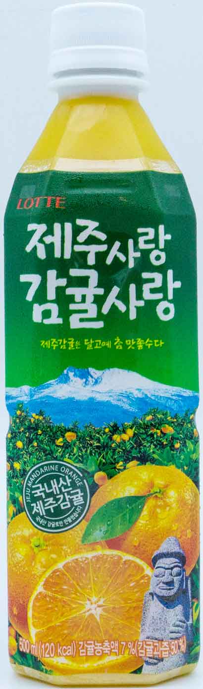 롯데 제주사랑 감귤사랑 500ml