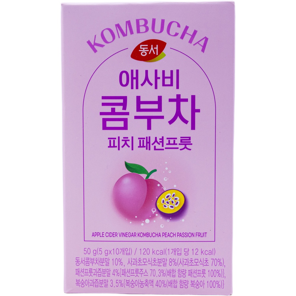 동서 애사비 콤부차 피치 패션프룻 5g
