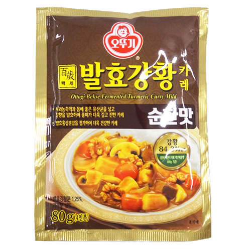 오뚜기 발효강황카레 순한맛 80g