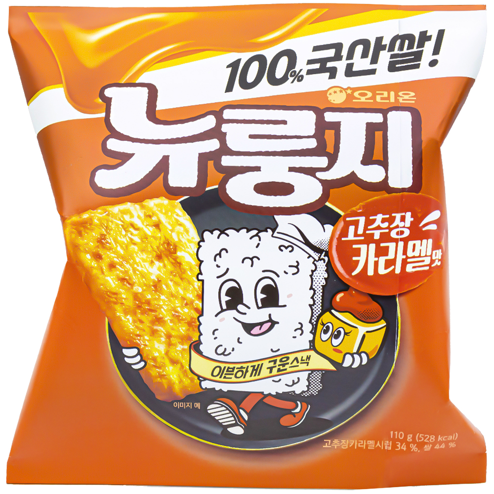 오리온 뉴룽지 고추장카라멜맛 110g
