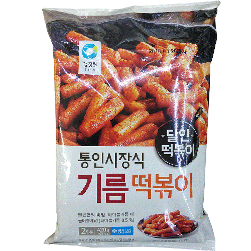 청정원 달인떡볶이 기름떡볶이 420g