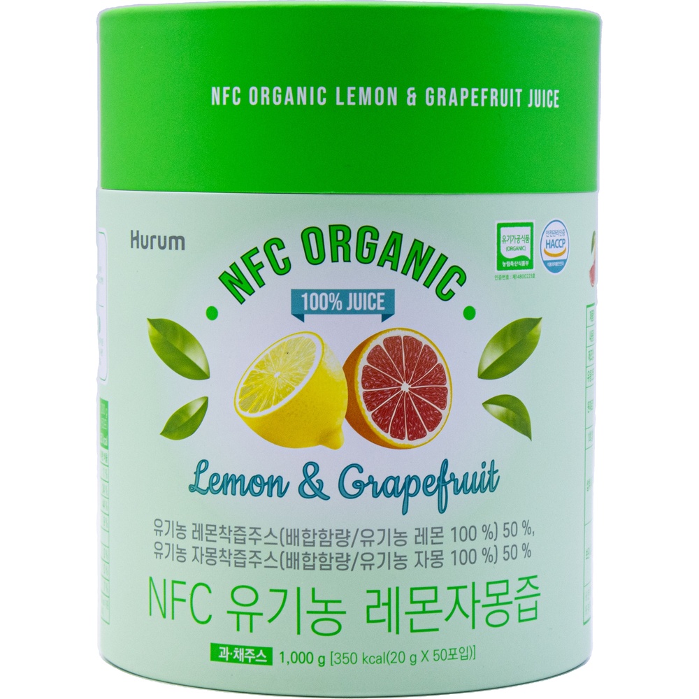 휴럼 NFC 유기농 레몬자몽즙 20g