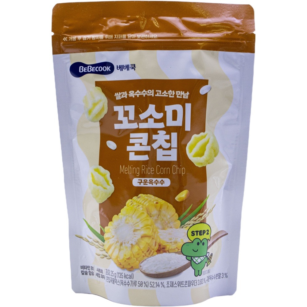 베베쿡 꼬소미콘칩 구운옥수수 25g