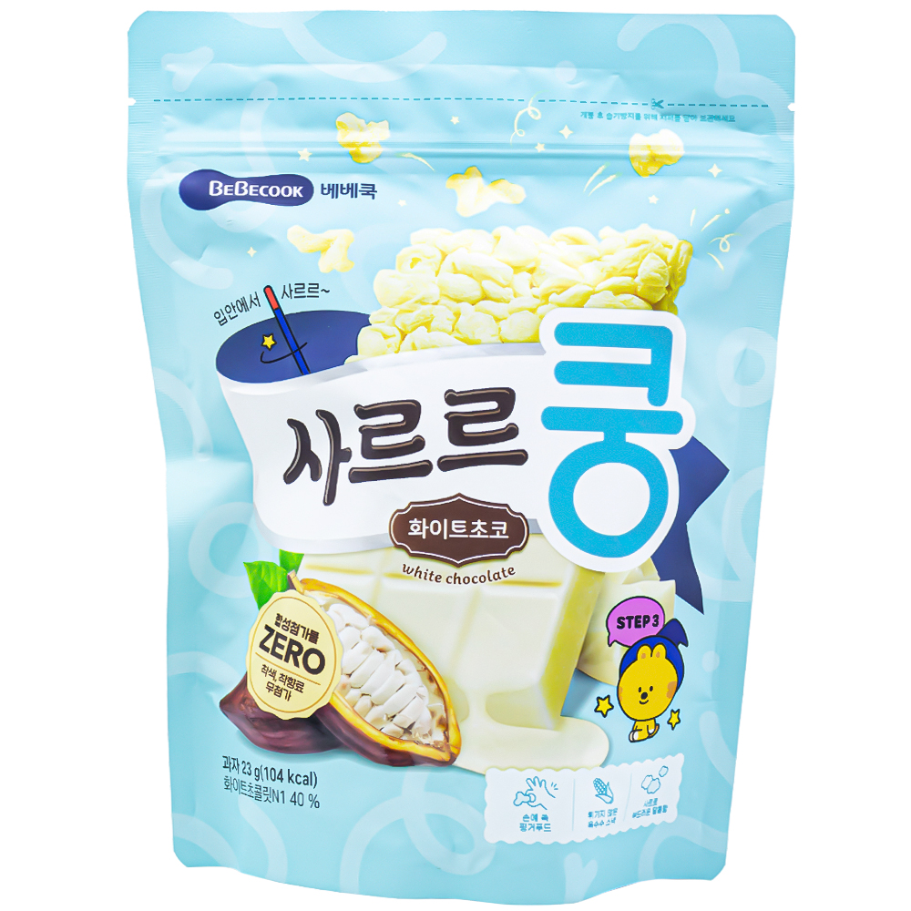 베베쿡 사르르쿵 화이트초코 23g