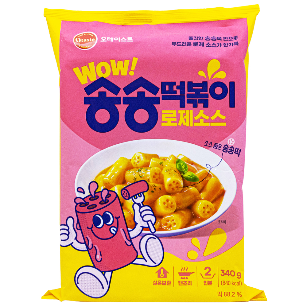 농심태경 오테이스트 송송떡볶이 로제소스 340g