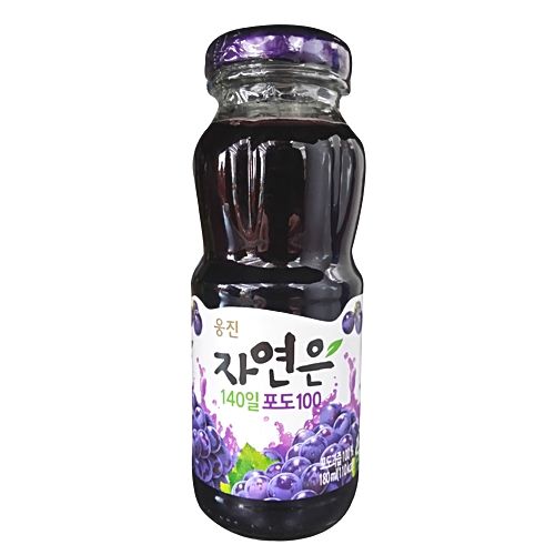 웅진 자연은 140일 포도100 180ml