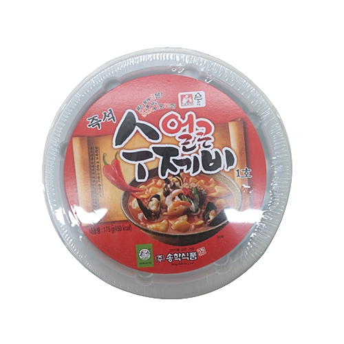 송학식품 즉석얼큰수제비 175g
