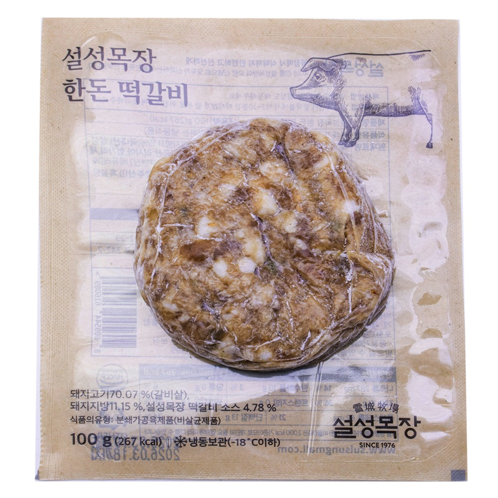설성목장 한돈 떡갈비 100g
