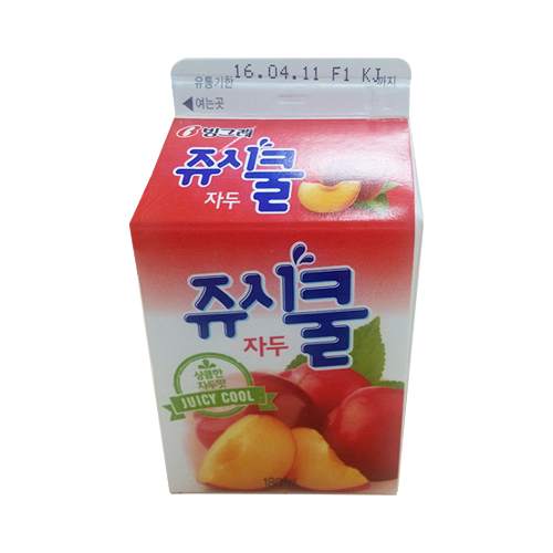 빙그레 쥬시쿨 자두 180ml