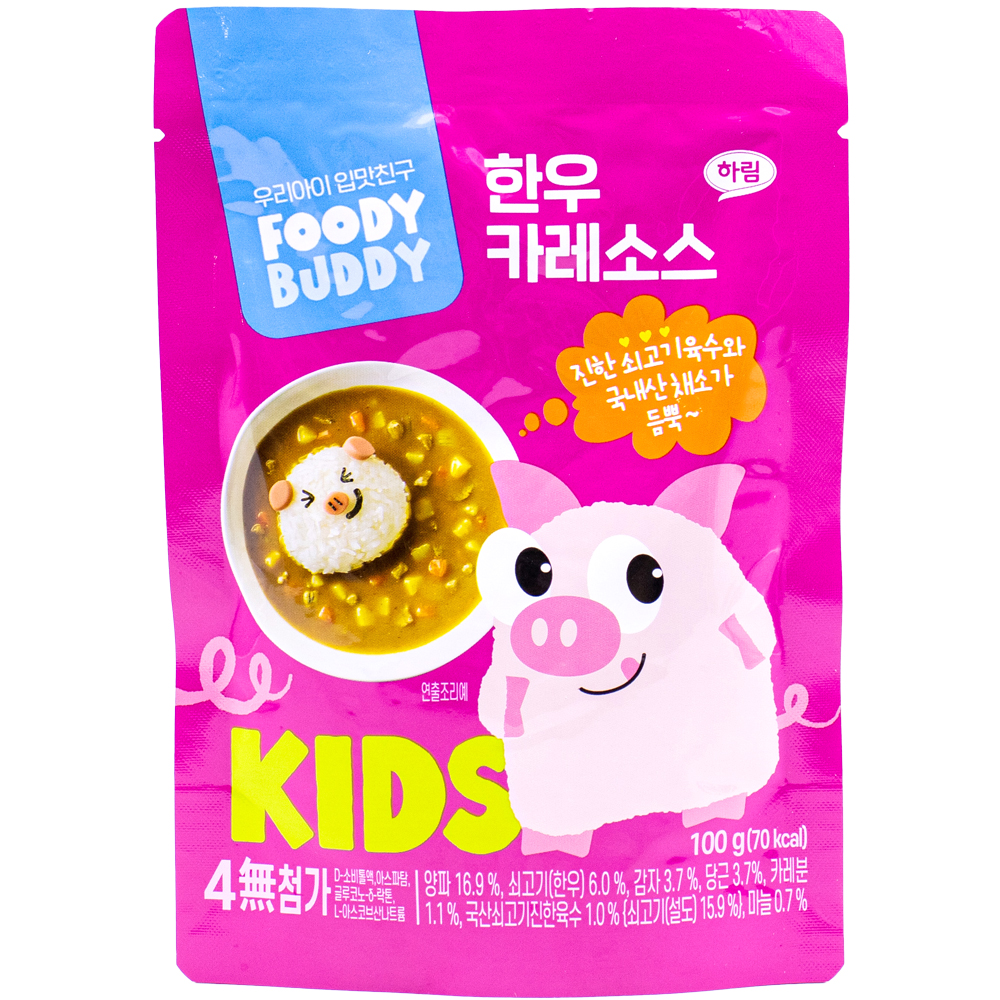 하림 푸디버디 한우 카레소스 100g