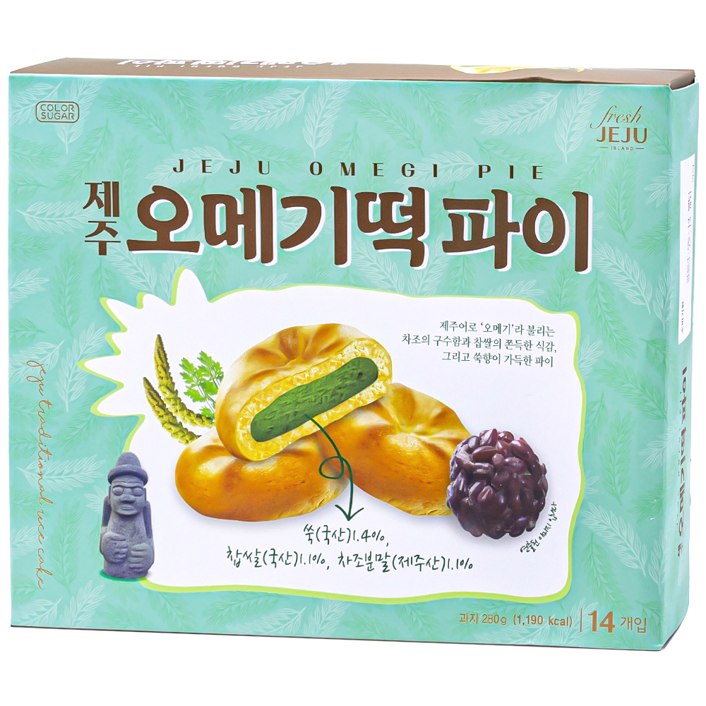 컬러슈가 제주오메기떡파이 280g