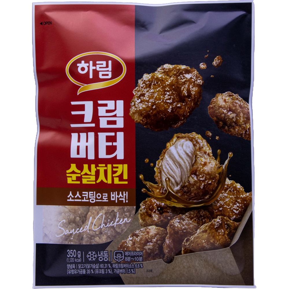 하림 크림버터 순살치킨 350g