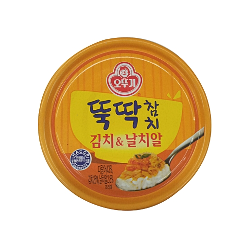 오뚜기 뚝딱참치 김치&날치알 100g