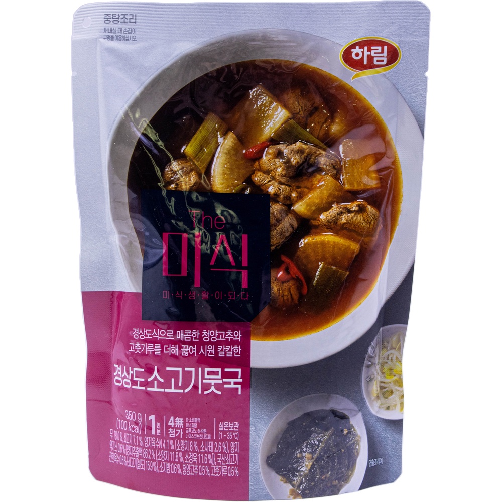 하림 더미식 경상도 소고기뭇국 350g