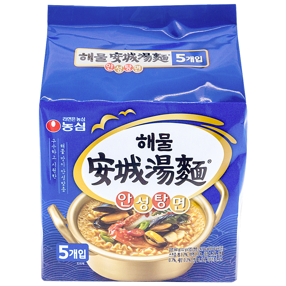 농심 해물 안성탕면 112g
