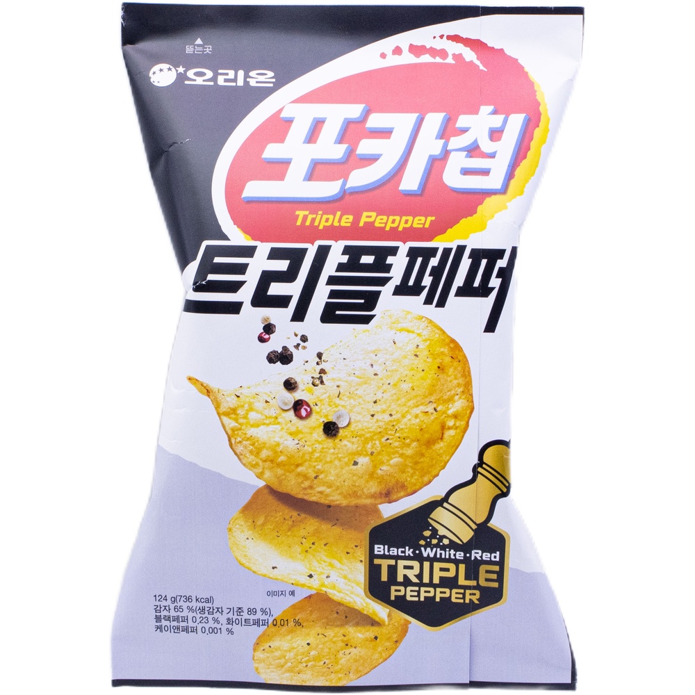 오리온 포카칩 트리플페퍼 124g
