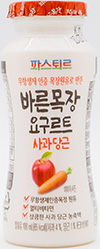 롯데 파스퇴르 바른목장 요구르트 사과당근 100ml
