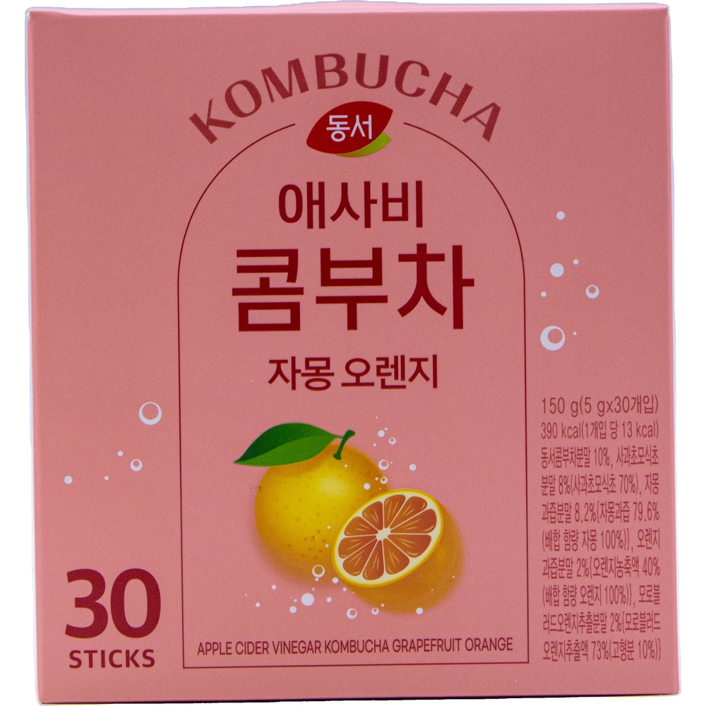 동서 애사비 콤부차 자몽 오렌지 5g
