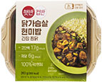 CJ 햇반컵반 닭가슴살 현미밥 간장찜닭 262g