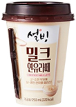 서울에프엔비 설빙 밀크연유라떼 250ml