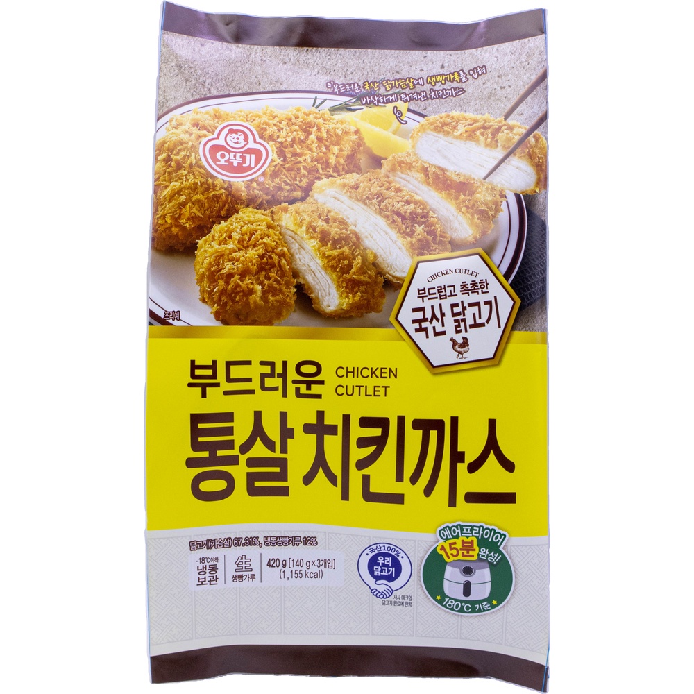 오뚜기 부드러운 통살 치킨까스 420g