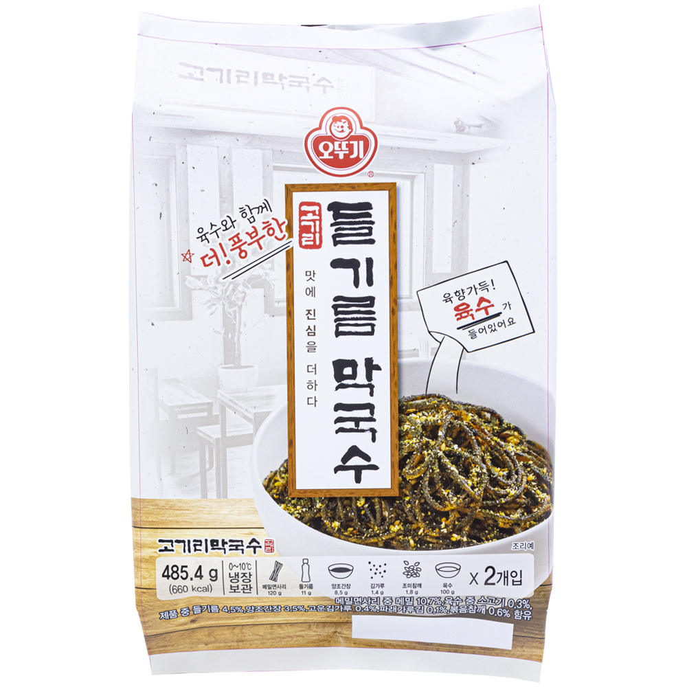 오뚜기 고기리 들기름 막국수 485.4g