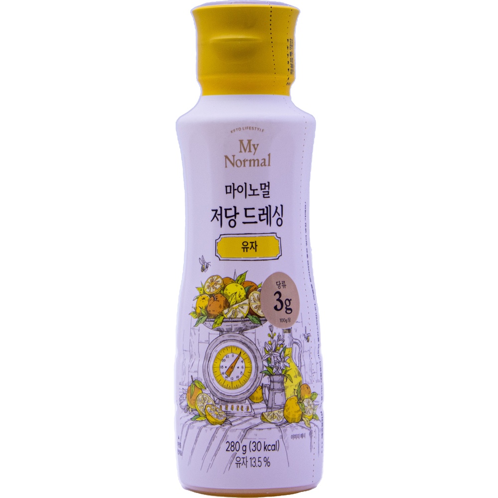 마이노멀 저당 드레싱 유자 280g