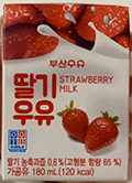 부산우유 딸기우유 180ml