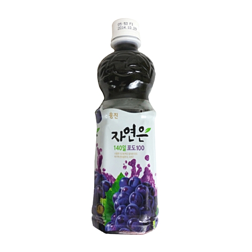 웅진 자연은 140일 포도100 500ml