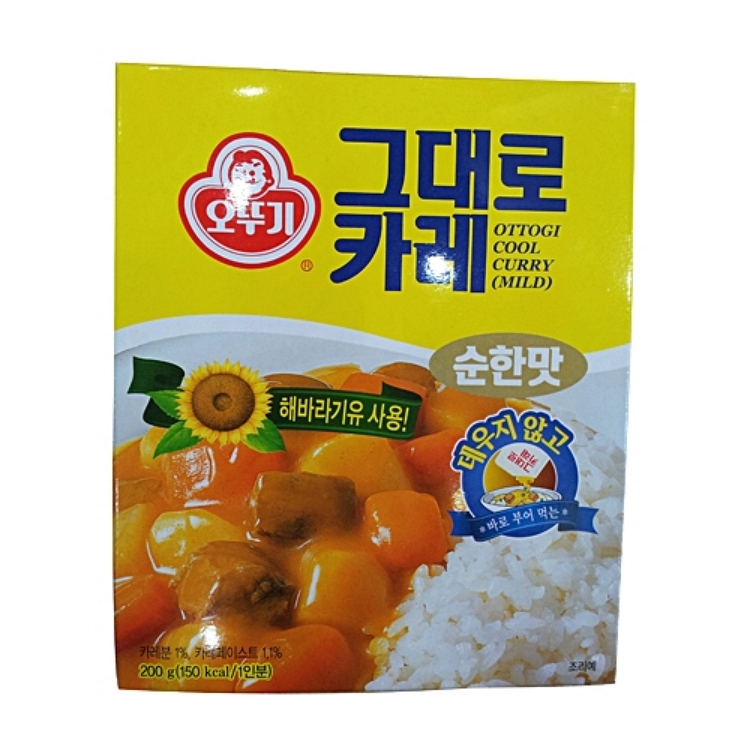 오뚜기 그대로카레 순한맛 200g