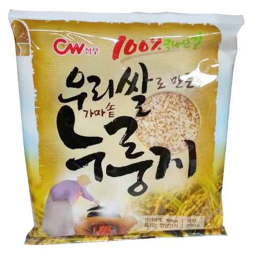 청우 우리쌀로 만든 가마솥 누룽지 200g