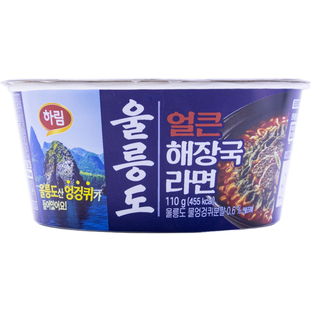 하림 울릉도 얼큰해장국라면 110g