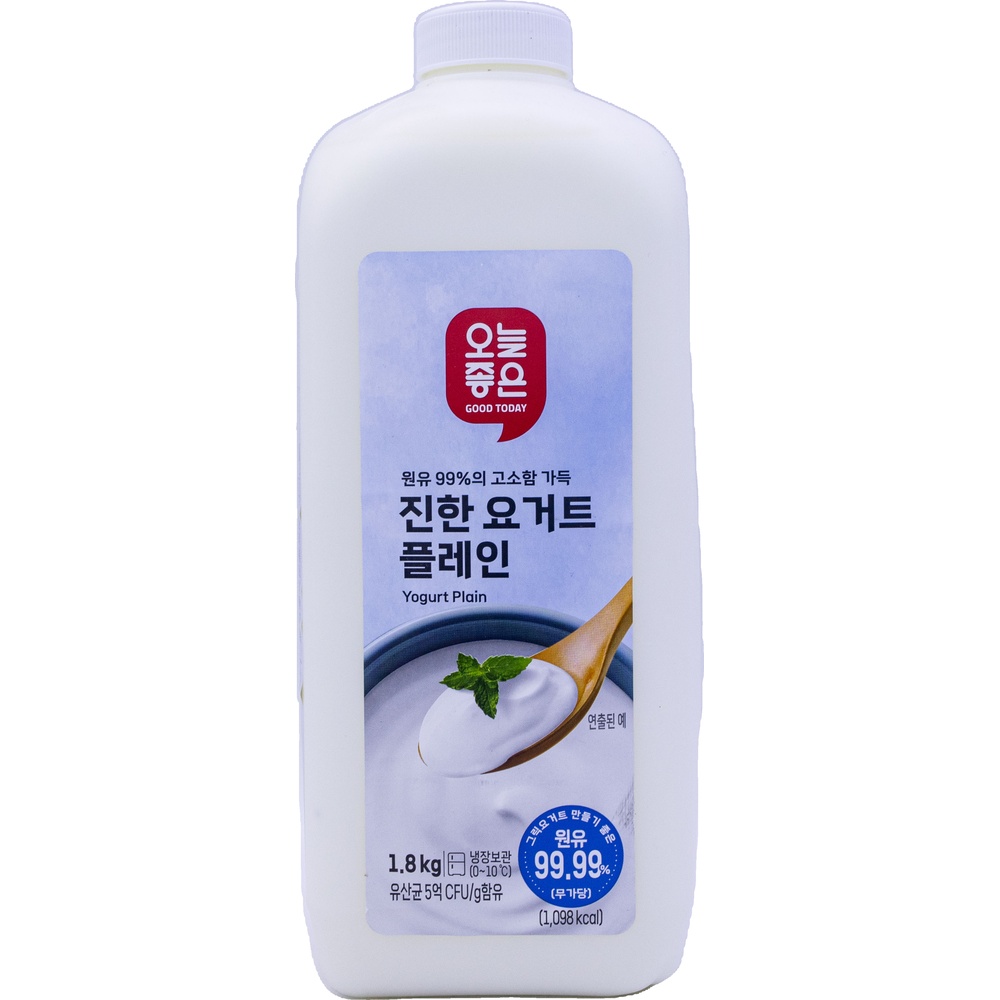 롯데 오늘 좋은 진한 요거트 플레인 1.8kg