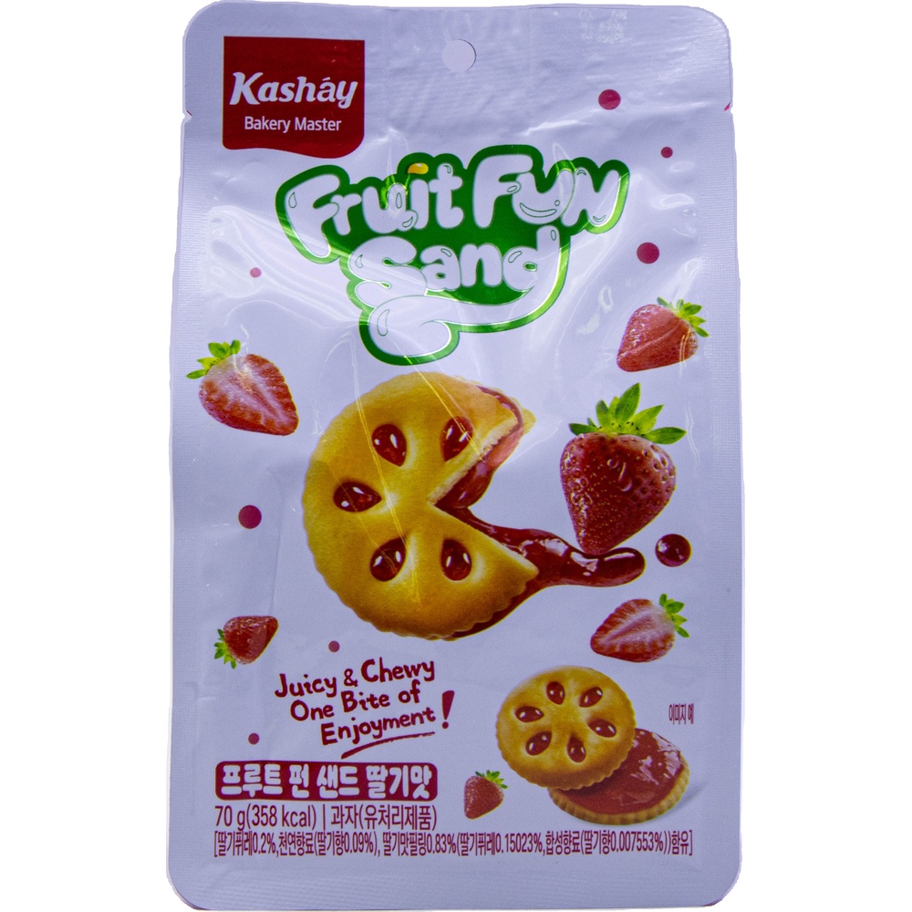 카샤이 프루트 펀 샌드 딸기맛 70g