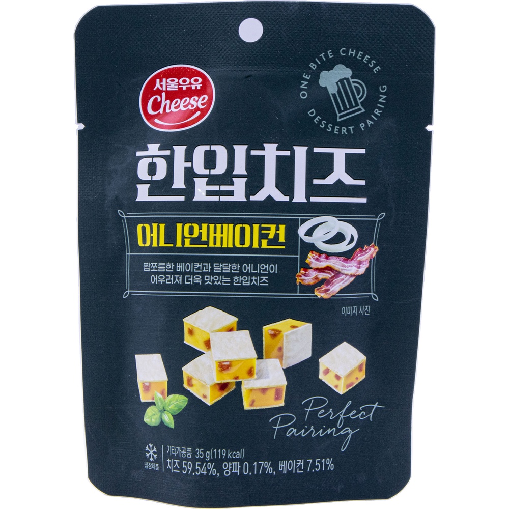 서울우유 한입치즈 어니언베이컨 35g