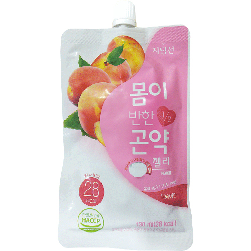 자담선 몸이 반한 곤약 젤리 복숭아맛 130ml