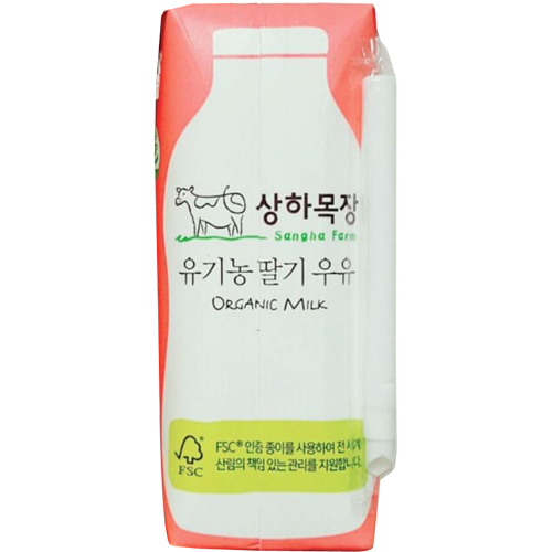 매일유업 상하목장 유기농 딸기 우유 125ml
