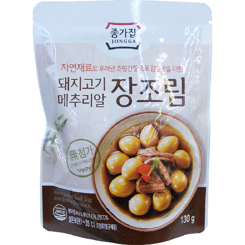 대상 청정원 돼지고기 메추리알 장조림 130g