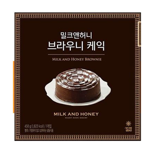 신세계 밀크앤허니 브라우니 케익 450g