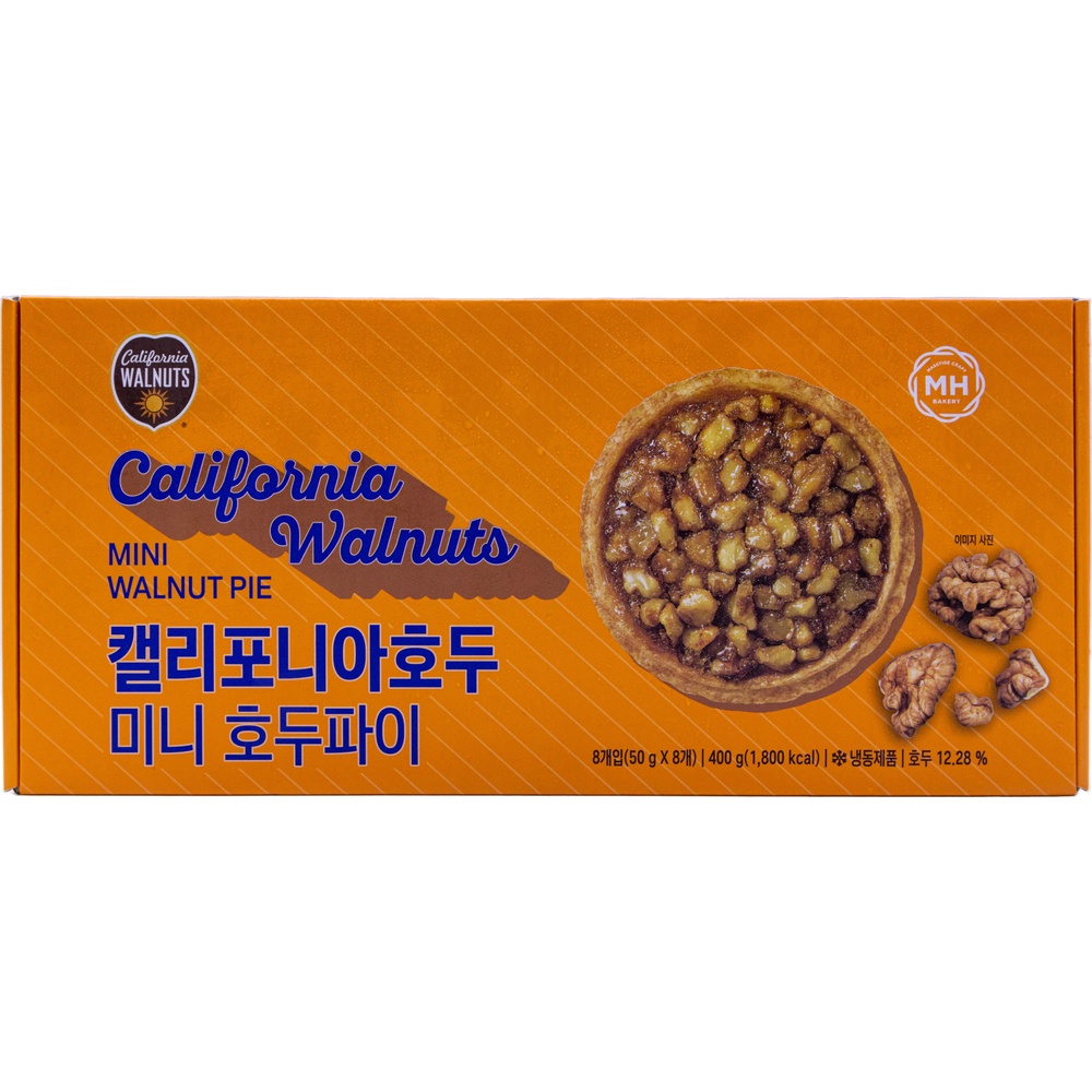 신세계푸드 밀크앤허니 캘리포니아호두 미니 호두파이 50g